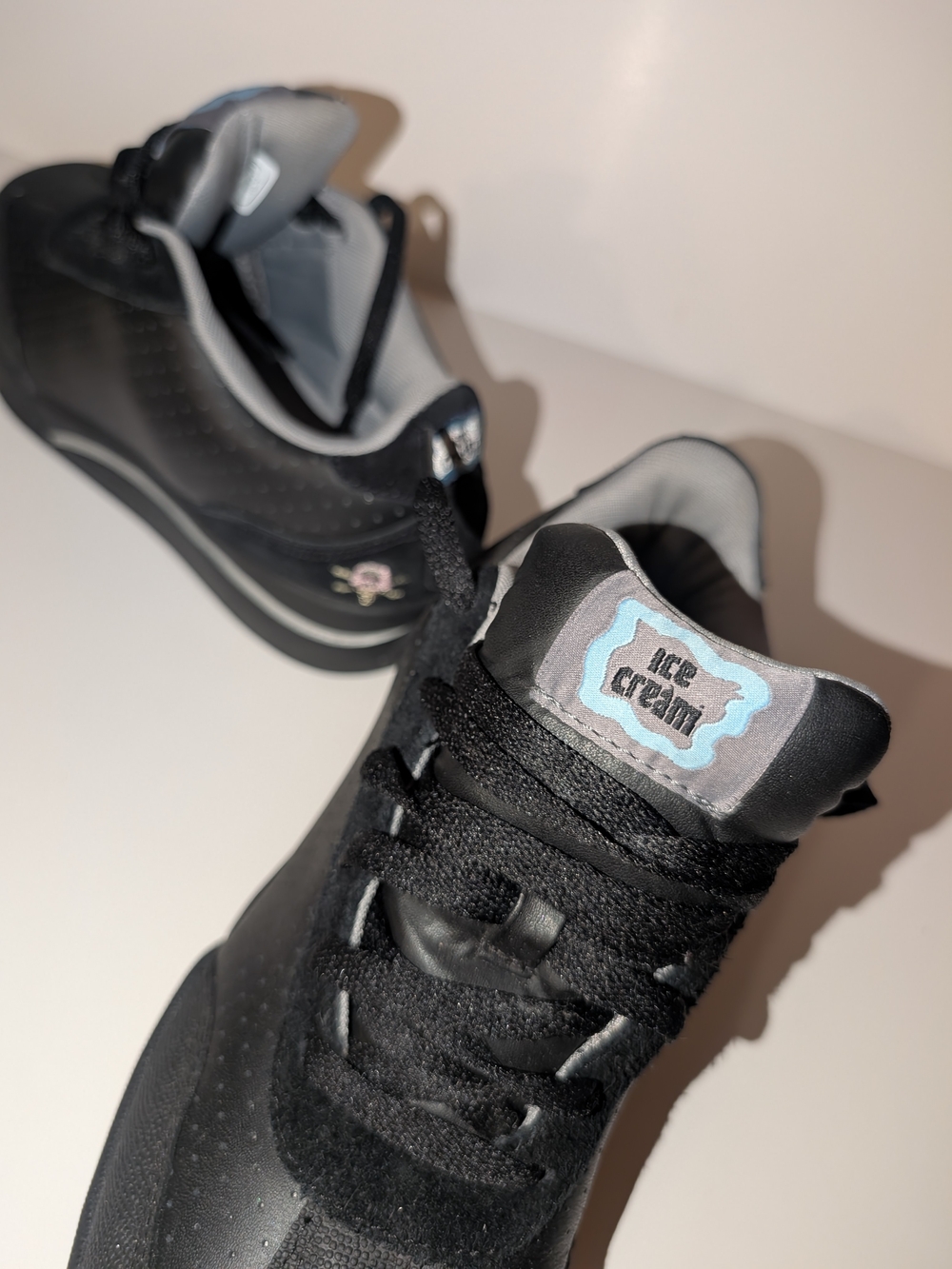 Reebok x BBC Ice Cream Board Flip 1 rare "Triple Black" 2006 Pharrelle BBC